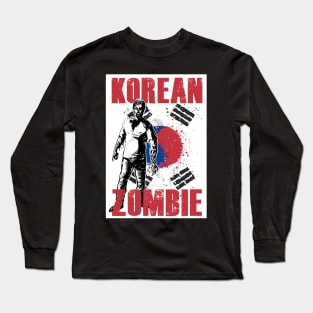 korean zombie spooky Long Sleeve T-Shirt